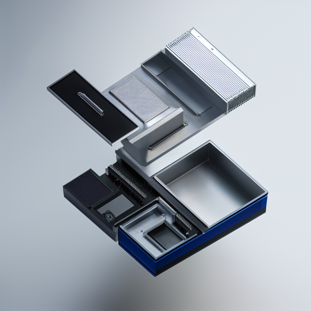 3D 产品配置器-产品配置规则矩阵表示例，展示部件与规则逻辑关系
